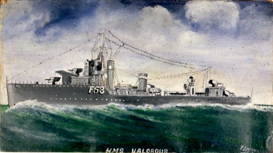 'H.M.S. Valorous' RMG PU6338