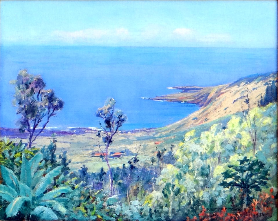 'Kealakekua Bay, Kona Coast from Mauka Rd....' D. Howard Hitchcock, 1936