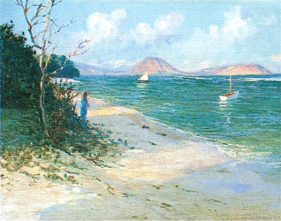 'Kahala, Oahu' by D. Howard Hitchcock, 1917
