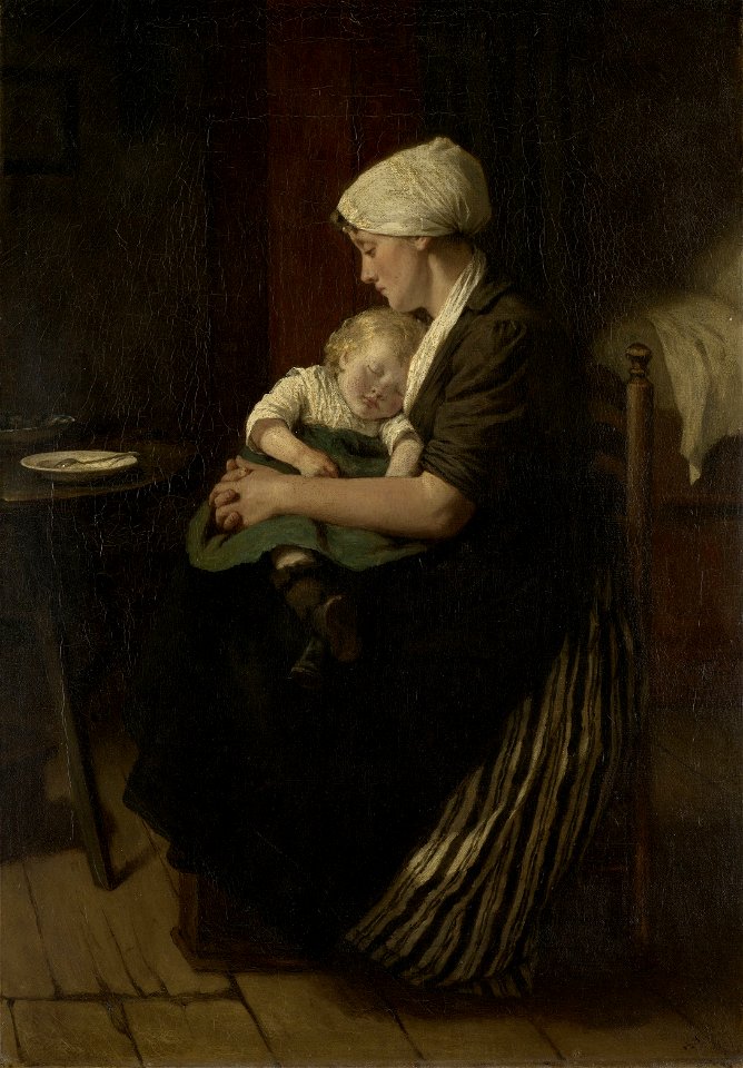 'In slaap gesust' Rijksmuseum SK-A-2378