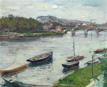 Gustave Caillebotte - Le petit bras de la Seine à Argenteuil (CR 302) -  Free Stock Illustrations