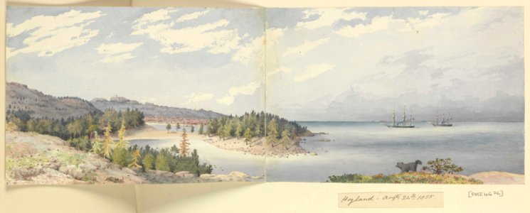 'Hogland, Augt 24th 1855' (Finland) RMG PZ4676