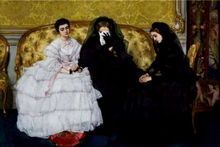 'In Memoriam', painting by Alfred Stevens