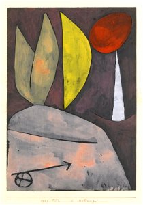 'In Position' by Paul Klee, watercolor