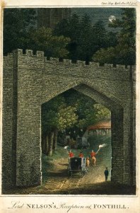 'Lord Nelson's Reception at Fonthill. Gentleman's Magazine April 1801. Pl.I.p.28' RMG PU3988