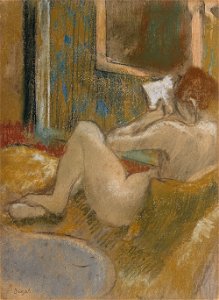 'La Liseuse' by Edgar Degas. Free illustration for personal and commercial use.