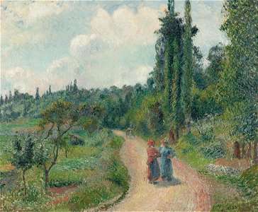 'La Route d'Osny' by Camille Pissarro, 1883