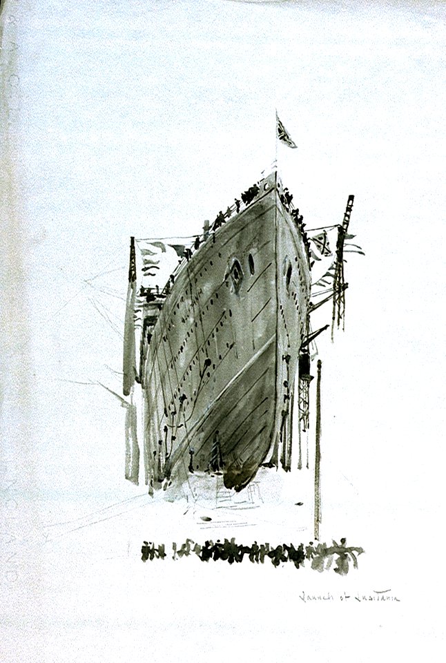 'Launch of Lusitania' RMG PV2100