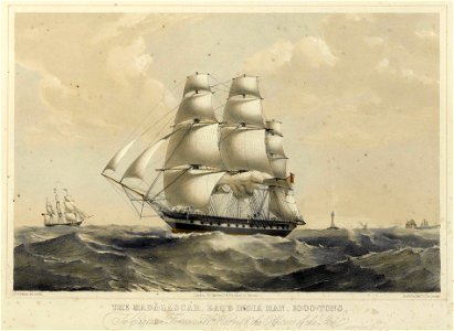 'Madagascar', East Indiaman, 1000 tons RMG PT2918