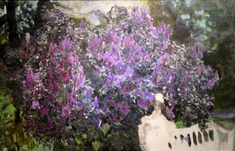 'Lilacs' by Mikhail Vrubel, unfinished, 1901, Tretyakov Gallery