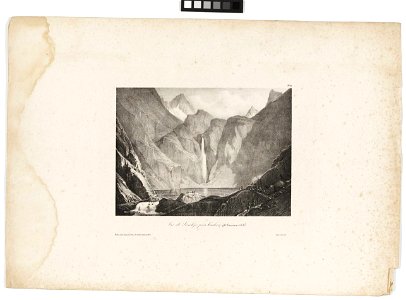 'Lac de Seculejo pres Luchon. Hte Garonne 1835' RMG PY6098