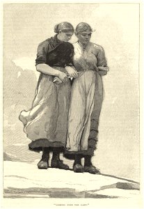 'Looking over the cliff' (Boston Public Library)
