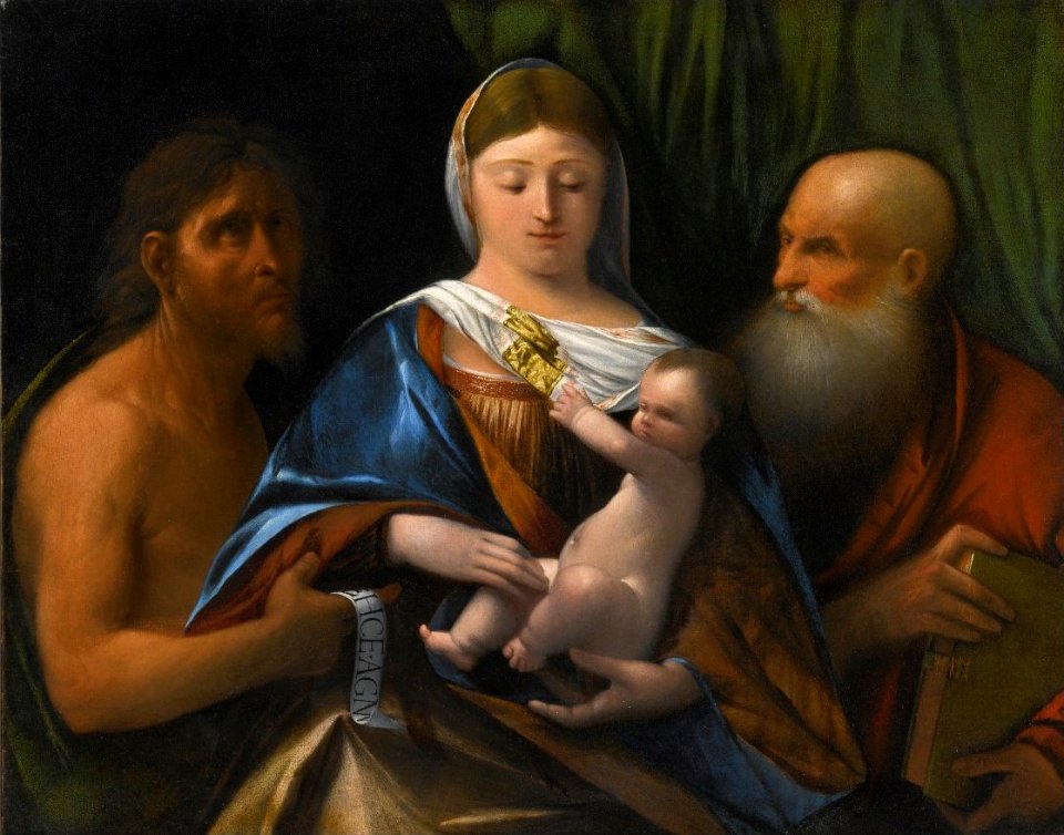 'Madonna and Child with Sts. John the Baptist and Jerome' by Dosso Dossi