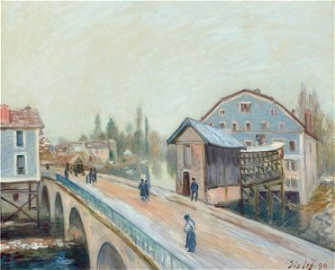 'Le Pont de Moret' by Alfred Sisley, 1890