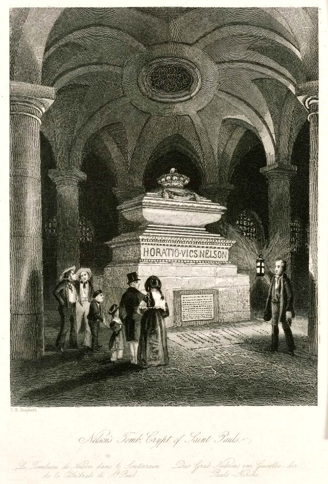 'Nelson's Tomb, Crypt of Saint Pauls' RMG PU3922