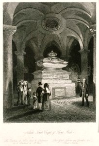 'Nelson's Tomb, Crypt of Saint Pauls' RMG PU3922