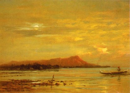 'Moon and Stars over Diamond Head' by D. Howard Hitchcock, 1914