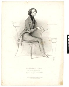 'Monsieur Liszt. The Celebrated Pianist' RMG PY6146