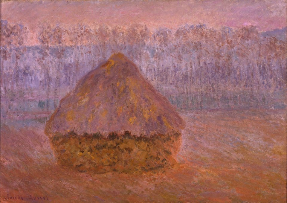'Meules' by Claude Monet, 1893, oil