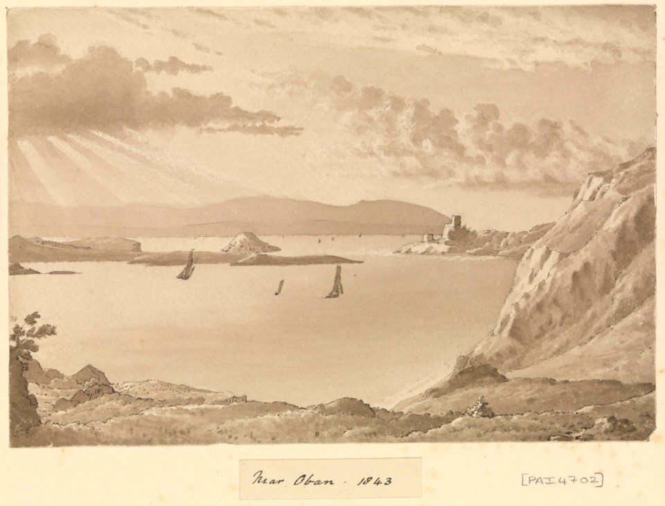 'Near Oban, 1843' (Scotland) RMG PZ4702