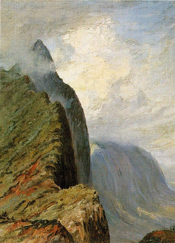 'Pali Cliffs' by D. Howard Hitchcock