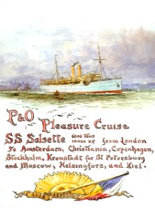 'Pleasure Cruise' design for the P&O liner, SS 'Salsette' RMG PV1065
