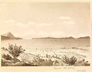 'Navarino (Pylos), Septr 26th 1857' (Greece) RMG PZ4695