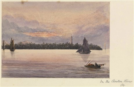 'On the Canton River' (Guangzhou, China) RMG PT2080