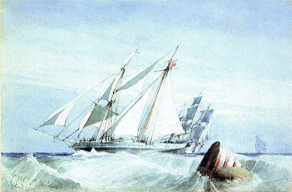 'Nymph', a yacht belonging to Lord Harborough, 1834 RMG PW6106