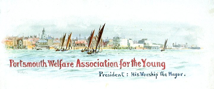 'Portsmouth Welfare Association for the Young - President- His Worship the Mayor' (letter-head design) RMG PV1049