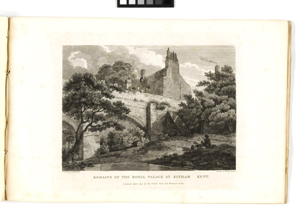 'Remains of the Royal Palace at Eltham Kent' RMG PY6161
