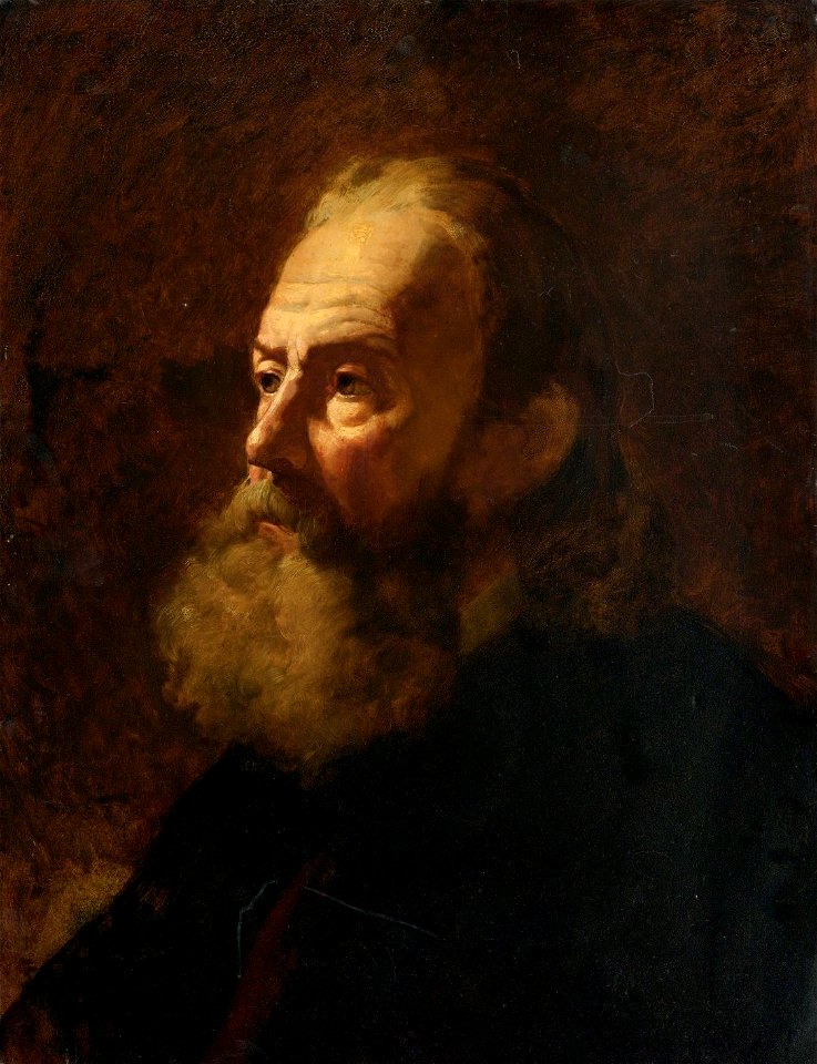 'Portrait of a Bearded Man, Bust Length' by William Etty