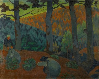 'Retour en Forêt, les Ramasseurs d'Aiguilles de Pins' by Paul Sérusier