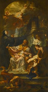 'Saint Augustine Triumphing over Heresy' by Francesco Solimena