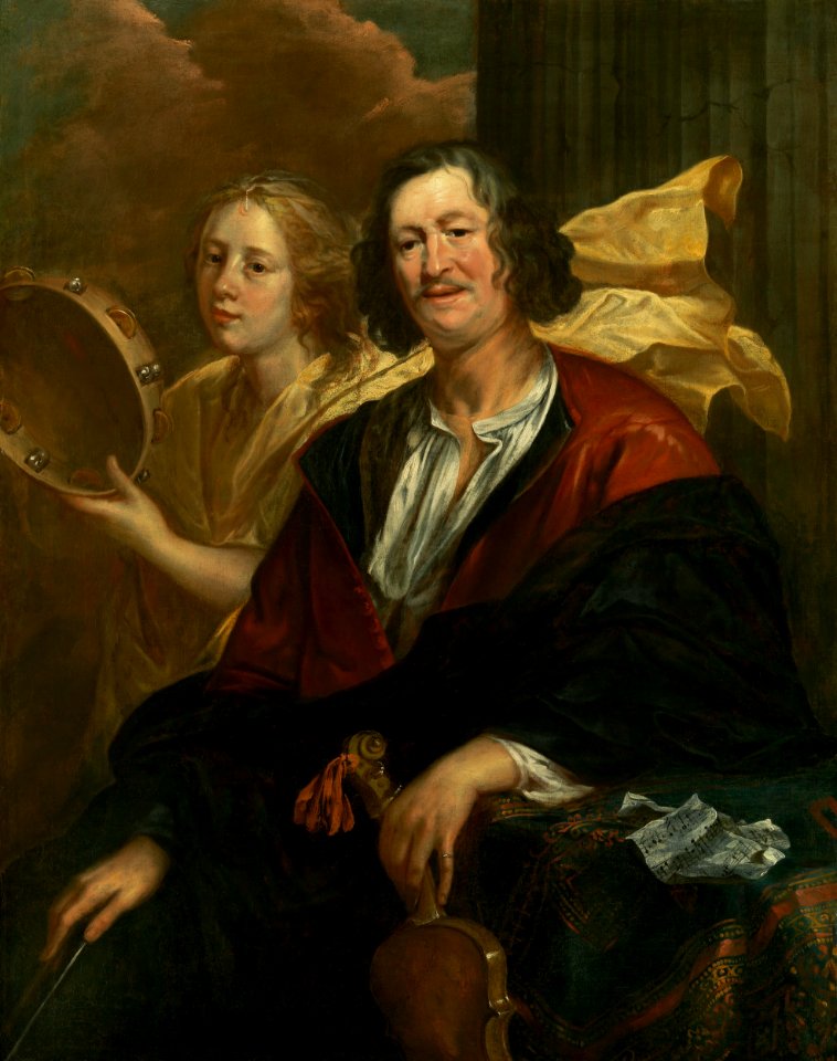 'Portrait of a Musician with his Muse' by Jacob Jordaens