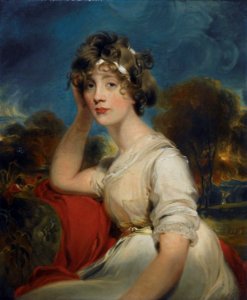'Portrait of Lady Jane Long' by Sir Thomas Lawrence P.R.A. and Studio. Free illustration for personal and commercial use.
