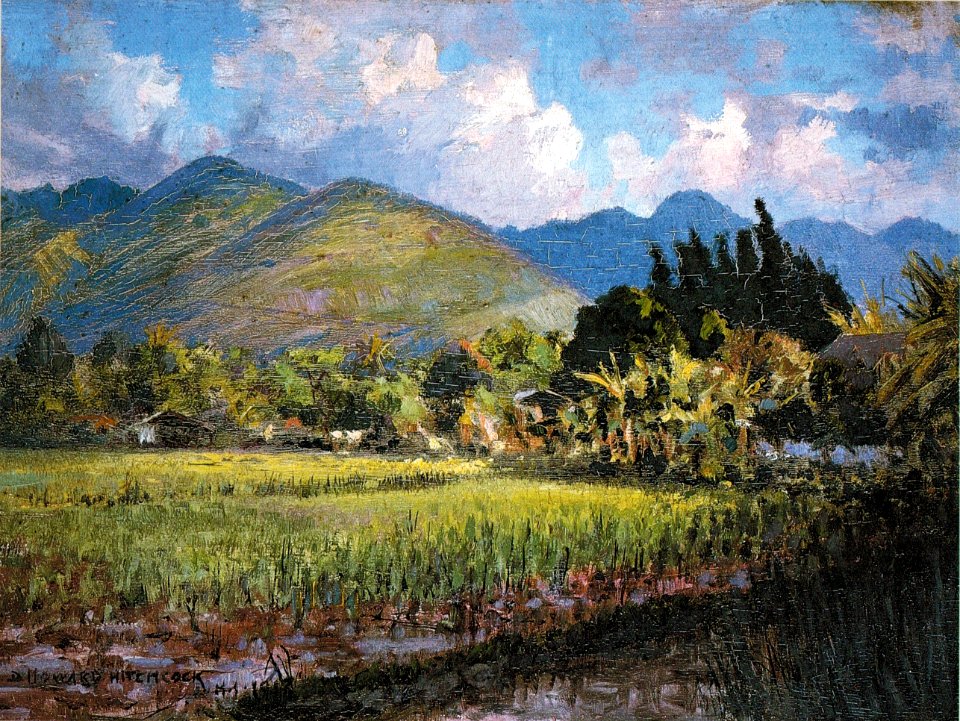 'Round Top from Kewalo' by D. Howard Hitchcock, 1917