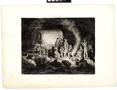 'South African Sketches. Out-Span' RMG PY6028
