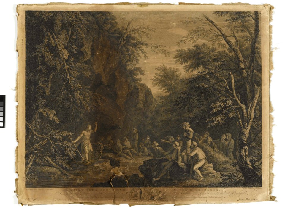 'Saint John Preaching in the Wilderness' RMG PY6133