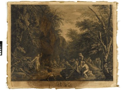 'Saint John Preaching in the Wilderness' RMG PY6133