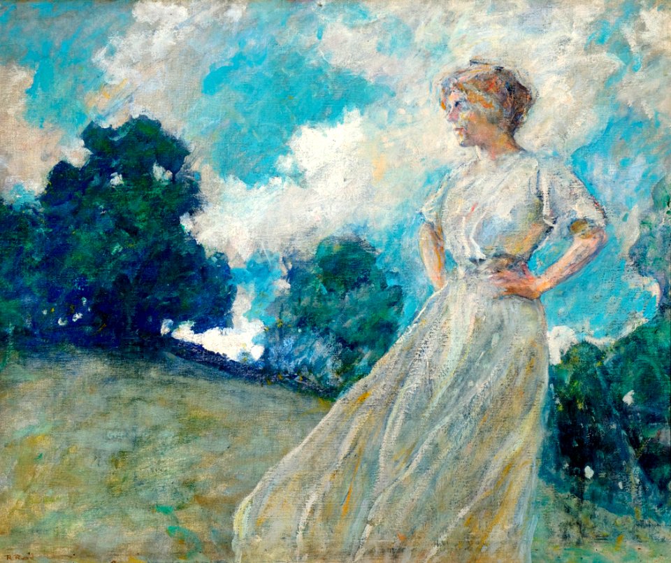 'Summer Breezes' by Robert Lewis Reid, Reading Public Museum