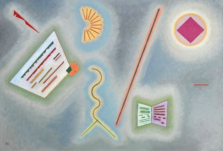 'Surfaces and Lines' by Wassily Kandinsky, June 1930. Free illustration for personal and commercial use.