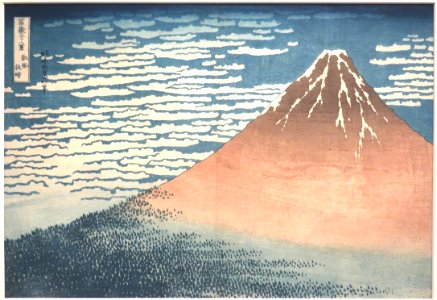 'South Wind, Clear Sky' by Hokusai, Honolulu Museum of Art