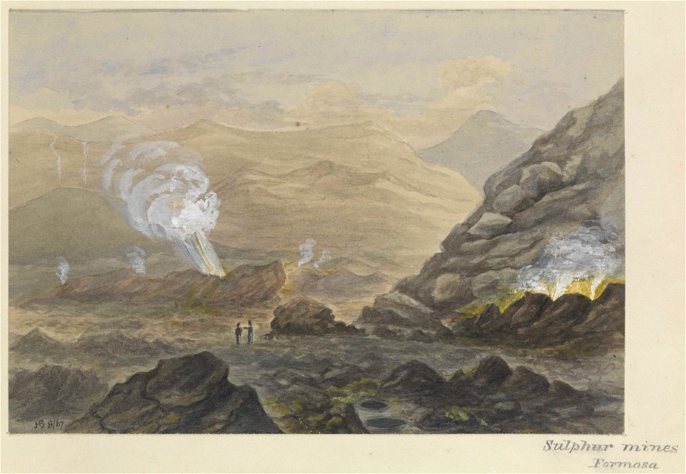 'Sulphur mines, Formosa' (Taiwan) RMG PT2057
