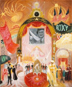 'The Cathedrals of Broadway' by Florine Stettheimer, 1929
