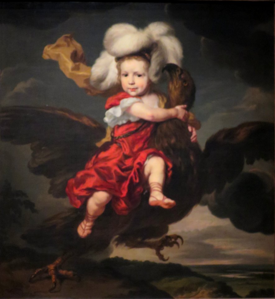 'The Abduction of Ganymede' by Nicolaes Maes, 1678, Pushkin Museum