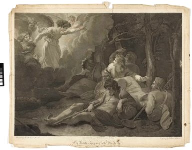 'The Angels Appearing to the Shepherds' RMG PY6131