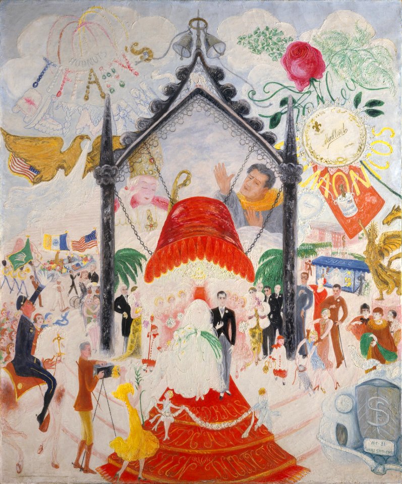 'The Cathedrals of Fifth Avenue' by Florine Stettheimer, 1931