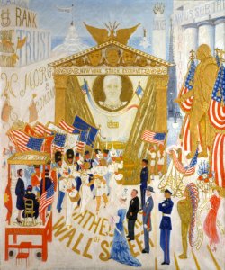 'The Cathedrals of Wall Street' by Florine Stettheimer, 1939