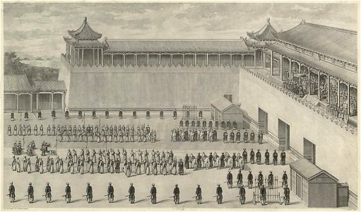 'The Emperor is Presented with Prisoners from the Pacification of the Muslim Tribes